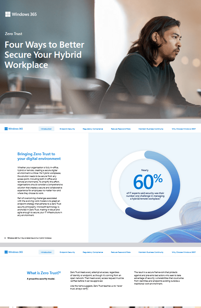 Zero Trust Four Ways to Better Secure Your Hybrid Workplace2-min